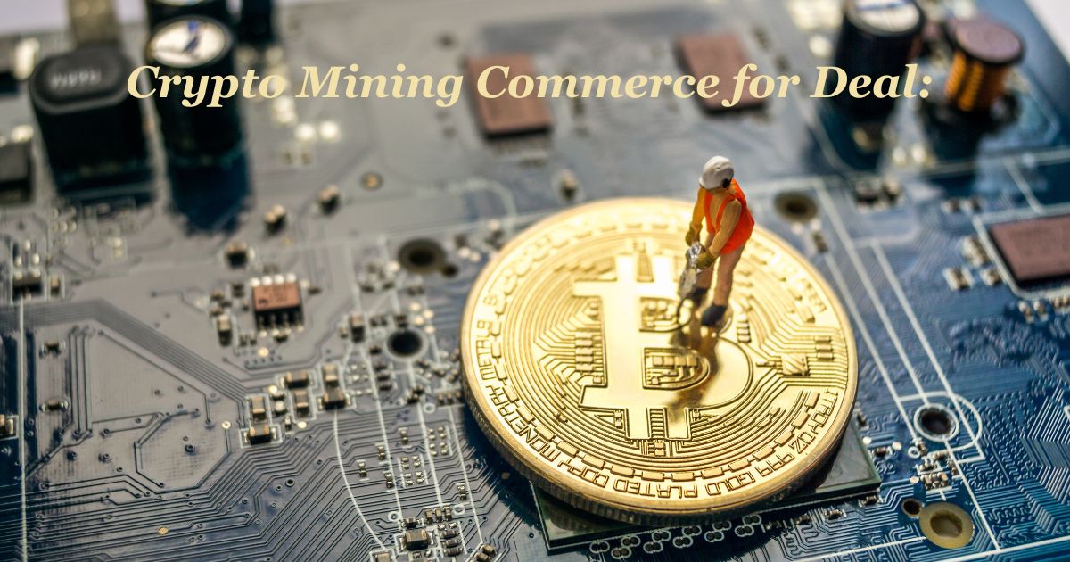 Crypto Mining Commerce for Deal: Your Way to Crypto Entrepreneurship